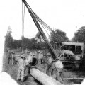 Строительство сети по добыче и транспортировке природного газа в США. 1930 год.